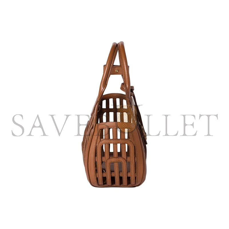 MIU MIU CALFSKIN SHOULDER BAG 5BA294 (24*12.5*9cm)